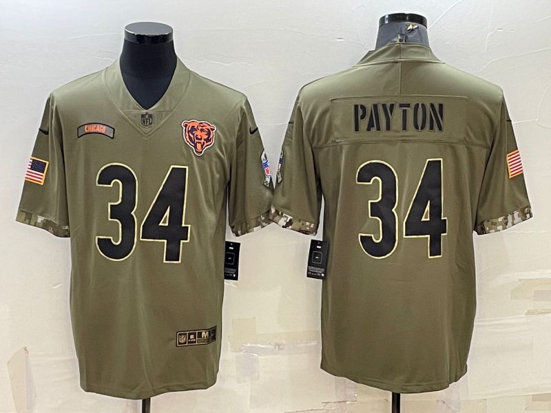 Men Chicago Bears #34 Payton Green 2022 Vapor Untouchable Limited Nike NFL Jersey